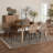 Yamileth 6 - Person Rattan Dining Set