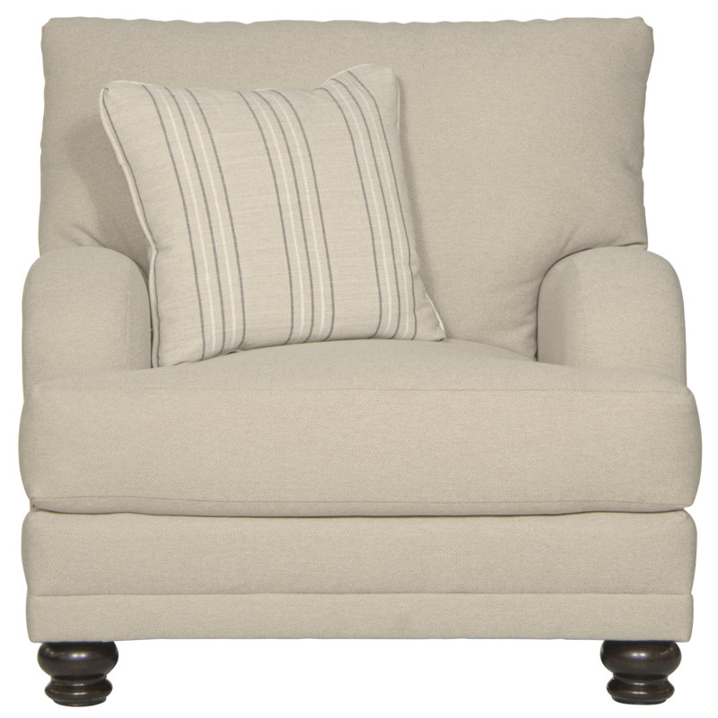 Ariaunna 40'' Wide Chair with Accent Pillow