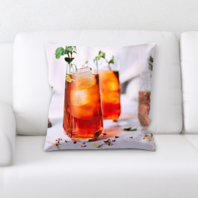 Microsuede Throw Pillow