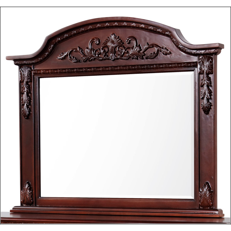 Agne Wood Rectangle Wall Mirror