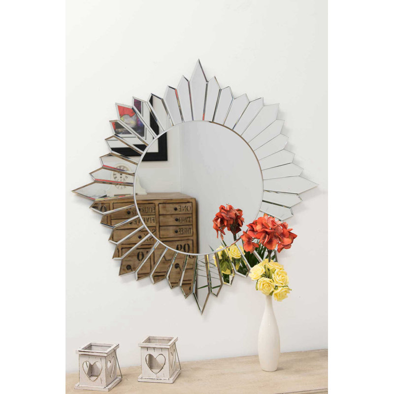 Chiu Glass Flat Wall Mirror