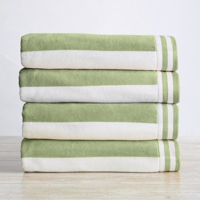 Edgartown Striped Cotton Beach Towels