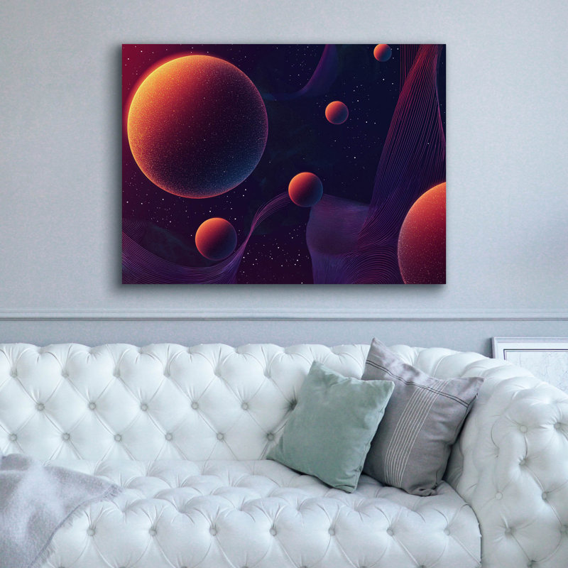  «My Universe» par Ann Klee, art mural sur toile, 54 po x 40 po, H 40 po x l 54 po