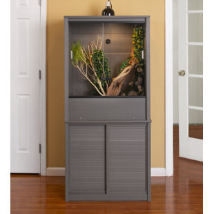 Achilles Vertical Chameleon Terrarium with Matching Stand