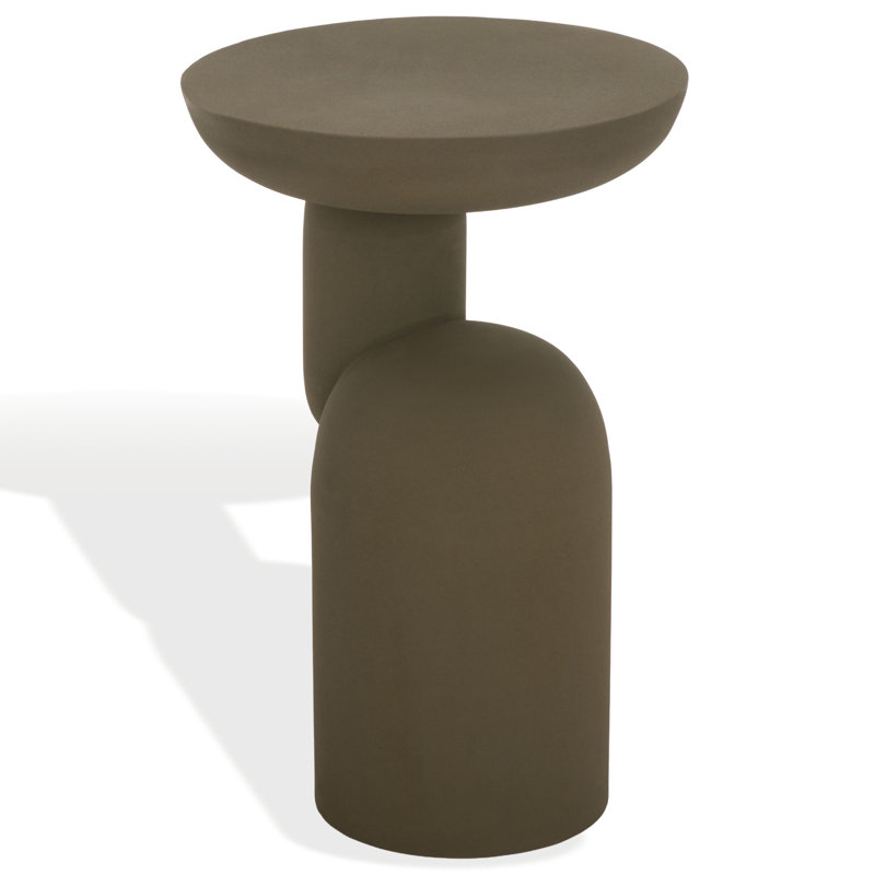 Table d'appoint en métal Donnastella, Tanné