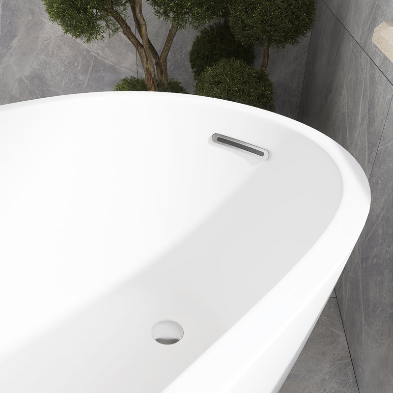 67'' x 31'' Soaking Acrylic Bathtub
