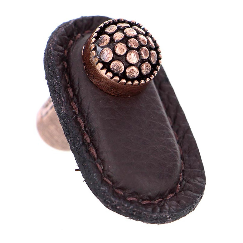 Tiziano Novelty Knob, Antique Copper, Brown