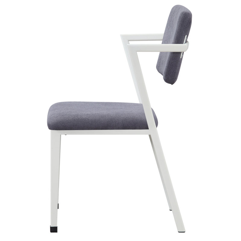 Chaise de bureau rembourrée à dossier ouvert