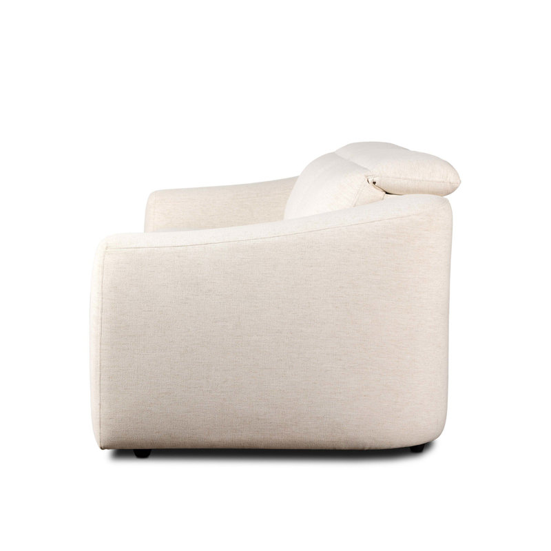 Alondra Sofa, Crypton Nomad Snow Polyester Blend