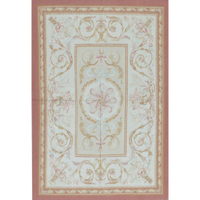 Aubusson Renaissance Wool Oriental Area Rug