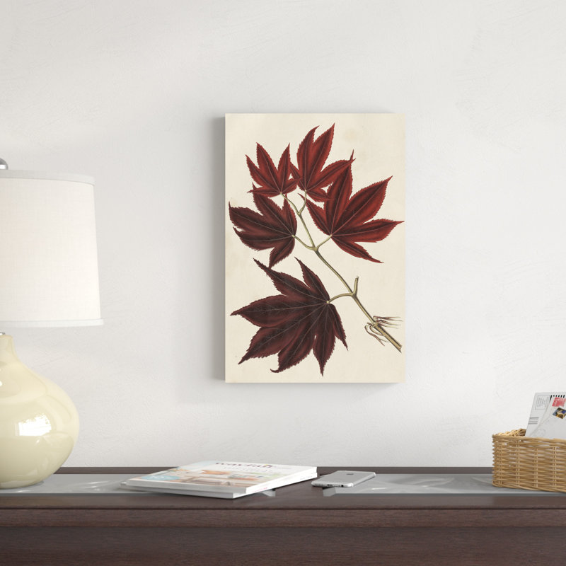 Feuilles d'érable japonaises III, H 18 po x l 12 po x P 1,25 po