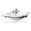 Contea Corner Wall-Mount Bathroom Sink with Overflow