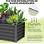 Metal Raised Garden Bed-129417407
