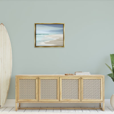 Paysage de plage en mousse