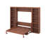 Grand lit escamotable avec bureau et bibliothèque-898184053