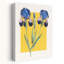 «Blue Iris» botanique classique délicat vibrant violet fleur nature-1889625087