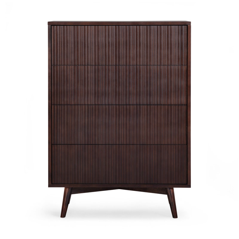 Commode 4 tiroirs Tremolo, Espresso