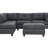 3-PC SECTIONAL Polyfiber Sectional Sofa