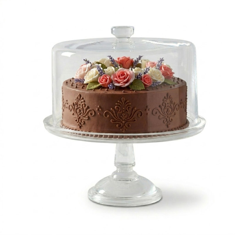 Présentoir à gâteaux Martha Stewart Watercrest, 2-piece