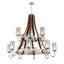 Barrel Stave 12 - Light Chandelier
