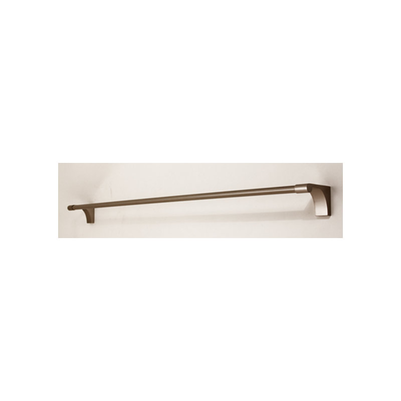 Luna Wall Mounted Towel Bar, Satin Nickel