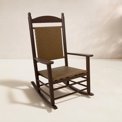 POLYWOOD® Rocker Woven Patio Rocking Chair