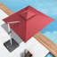 Myrtille 3.6m Square Cantilever Parasol Umbrella-1537962379