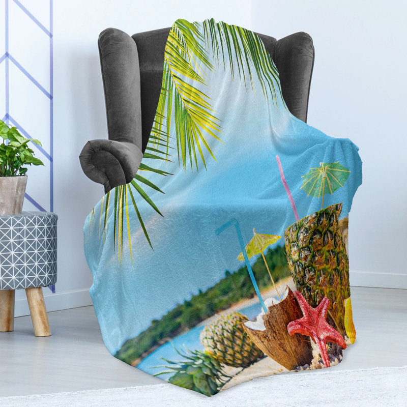 Fleece Throw Blanket, 70" W x 90" L