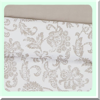 Luxury Jacobean Comforter Set - 3 Piece Bedding Ensemble with Sylvana Floral Design - Soft, Cozy, and Elegant Bedroom Decor - Queen/King Size