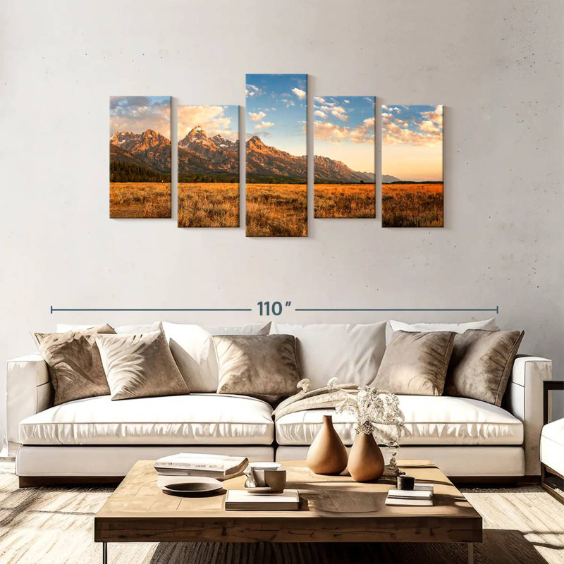 Alvord Grand Teton Golden Hour, H 40 po x l 80 po