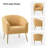 Dawson Boucle Barrel Chair With Metal Legs-1187788419
