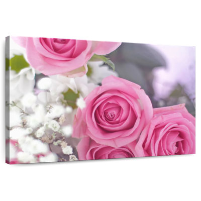 Harnek en fleurs rose clair