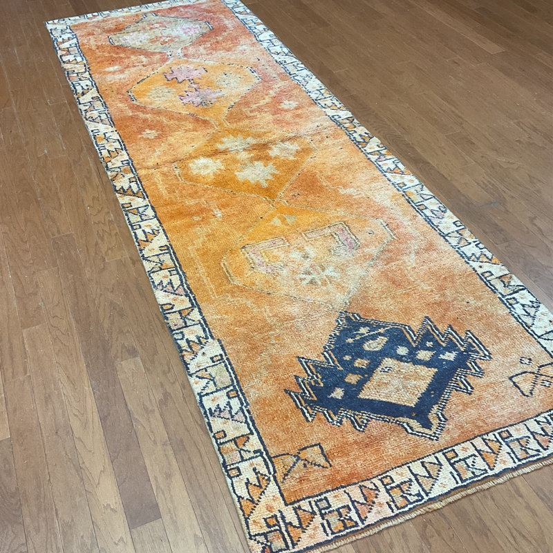 Bungalow Rose Handmade Turkish Oushak Wool Runner