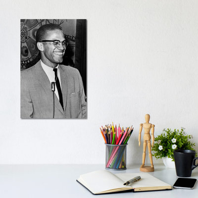 Malcolm X (1925-1965) par Ed Ford, impression sur toile tendue