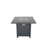 30" Powdercoated Metal Fire Pit With Smoked Glass Top-696754225-696754223
