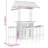 Dagnah Bar Set Wood Frame Material