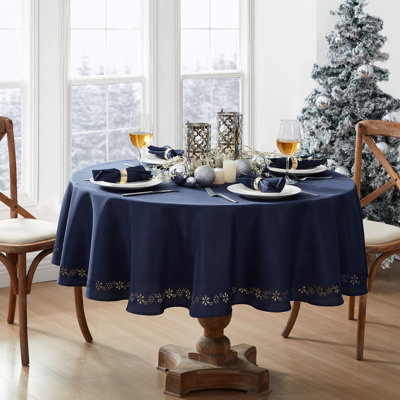 Sulayman Snowflake Laser Cut Tablecloth