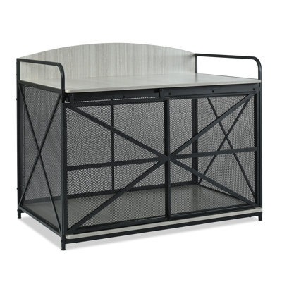 Meuble de rangement pour chien robuste de grande taille GO 42,8 po