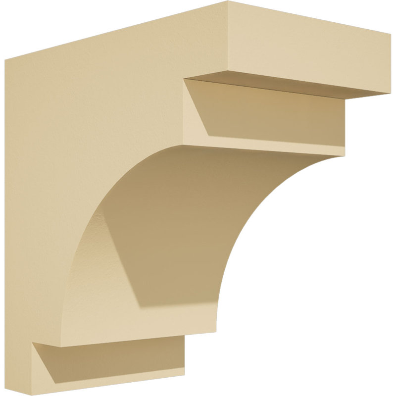Corbeau d'uréthane méditerranéen Signature, brun clair apprêté, 6 po x 3,5 po x 6 po