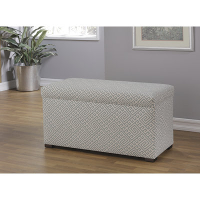 Bagnall Polyester Upholstered Storage Bench