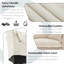 Canapé modulaire en chenille LAF RAF de 156,6 po Daisy, canapé, 4 places, 1 repose-pieds-1212029270