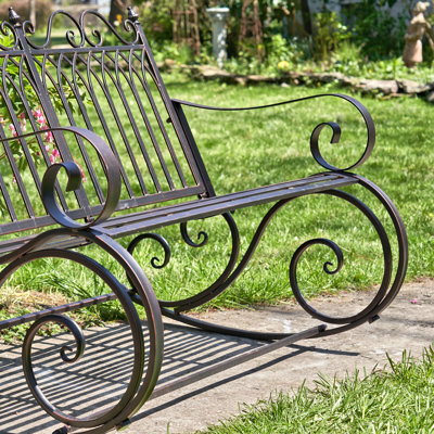 Banc à bascule en métal Dominy