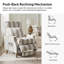 Fauteuil inclinable manuel en polyester Adamsville Farmhouse-303269309