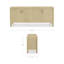 Robbie 4 Door Sideboard Natural