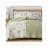 Green / White Palm Tree Reversible Coastal Quilt Set with Shams-110847219