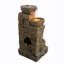  Teamson Home 84.5 cm Cascading Bowls & Stacked Stones LED Outdoor Water Fountains-129687775