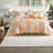 Modern Orange Cotton Bedding Sets, Full/queen, Damask Design, Comfortable For Home
