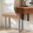 Solid Wood Entryway Table With Storage,Narrow Console Table With Fluted Design & Metal Legs, Functional Sofa Table For Hallway-1988846400