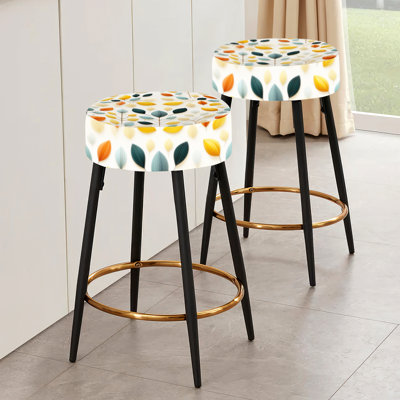 Organic Symmetry - Abstract Bar Stools Set Of 2