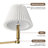 Costa 4-light 28" Mid-century Modern Brass Chandelier with Iron Frame and White Linen Shades for Dining Room.-1667455884